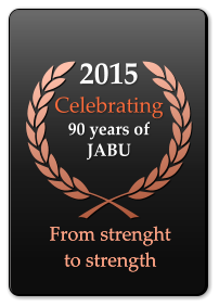 2015 Celebrating  90 years of JABU From strenght to strength From strenght to strength